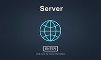 Server Global Data Information Homepage Concept
