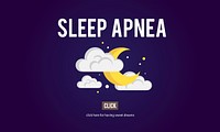 Sleep Apnea Insomnia Sleep Deprivations Disorders Sleepless Concept