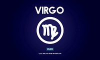 Virgo Zodiac Horoscope Sign Galaxy Concept