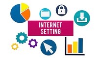 Internet Setting Gadget Control Networking Concept