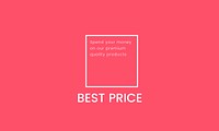 Best Price Premium Sale Concept