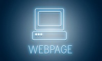 Webpage Website Media Computer Icon Concept
