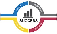 Target Achievement Mission Bar Chart Concept