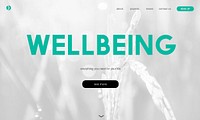 Healthy lifestyle online webpage interface