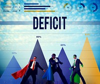 Deficit Bankruptcy Crisis Problem Budget Business Concept