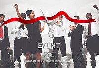 Startup Success Business Celebration Event Concept