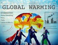 Global Warming Pollution Greenhouse Effect Concept