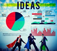 Ideas Thoughts Strategy Plan Solution Marketing Concept