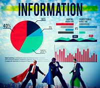 Information Data Facts FAQs Results Concept