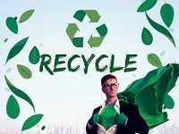 Nature Recycle Save The Planet Icon
