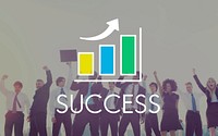 Success Increasing Bar Chart Concept