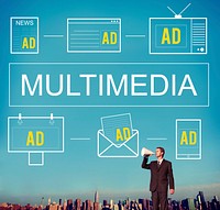 Multimedia Media Entertainment Communication Connection Concept