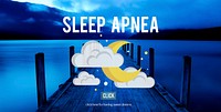 Sleep Apnea Snorer Insomnia Breathing Concept