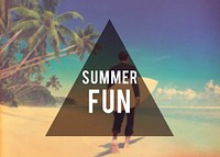 Summer Fun Beach Friendship Holiday Vacation Concept