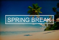 Spring Break Beach Party Teenager Adolescence Leisure Concept
