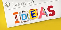 Ideas Creative Art Design Word Concept