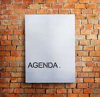 Agenda Meeting Appointment Activity Information Concept