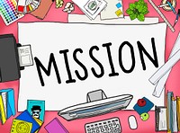 Mission Success Target Aim Goal Concept