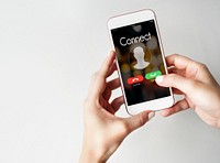 Connect Incoming Call Communication Concept