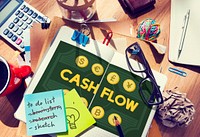 Cash Flow Money Value Earnings Concept