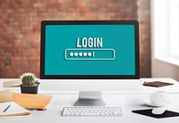 Log In Interface Password Security Concept