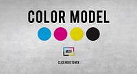 Color Printing Ink Color Model CMYK Concept
