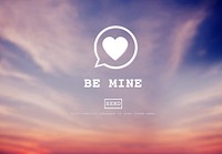 Be Mine Valantine Romance Heart Love Passion Concept