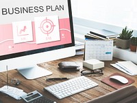 Goals Performance Report Business Plan Concept