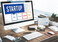 Startup Business Development Enterprise Vision Concept