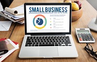 Small Business Analysis Pie Chart Concept