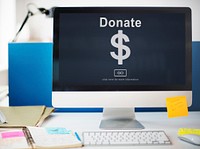 Donate Cash Money Gift Assistance Concept