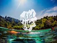 Wildlife Active Lifestyle Word Graphic