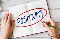Positivity Attitude Choice Focus Happiness Concept