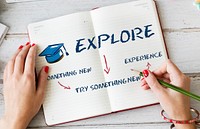 Academic Education Explore Knowledge Graphic Concept