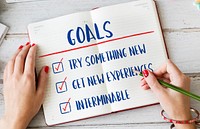 Goal Explore Aim Ambition Inspire Concept