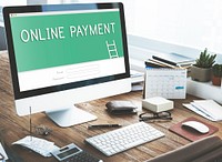 Online Payment Accounting Financial Concept