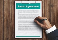 Rental Agreement Assets Concept