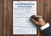 Gym Membership Application Wellness Concept