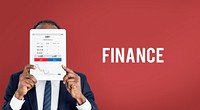 Financial forex business chart report