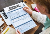 Employment Termination Form Document Concept