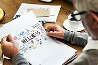 Paper Healthcare Wellness Senior Adult Concept