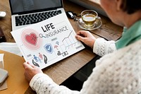 Life Insurance Senior Adult Investment Health Concept
