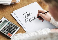 Job Fair Activity Employing Hiring Occupation Concept