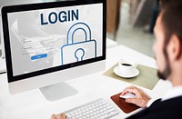 Log In User Password Register Concept