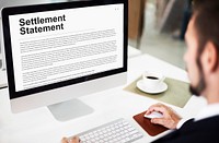 Settlement Statement Insurance Concept