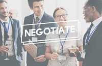 Negotiate Collaboration Business Agreement Deal Concept