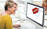 Sale Discount Label Tag Commerce Concept