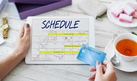 Schedule Agenda Calendar Appointment Graphic Concept