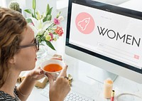 Women New Business Launch Plan Concept