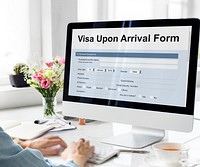 Visa Upon Arrival Form Concept